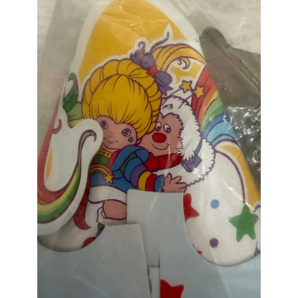 Vintage Rainbow Brite Party Hats 8 Count Hallmark Party Express 1980s Sealed